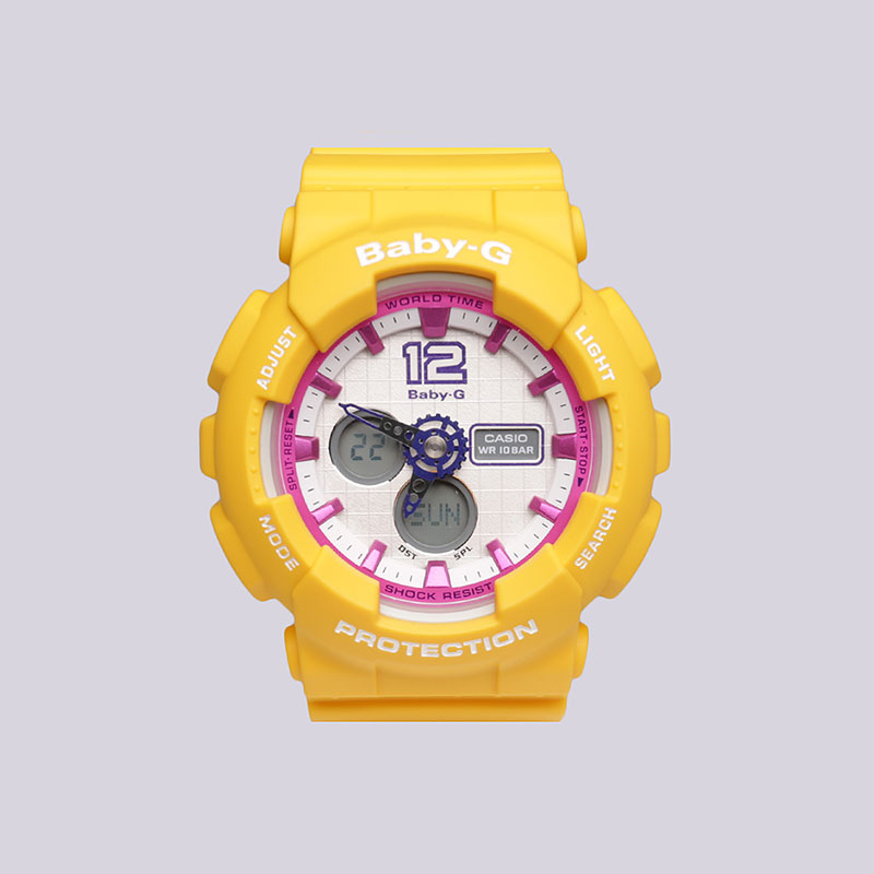  желтые часы Casio Casio Baby-G BA-120-9B - цена, описание, фото 1
